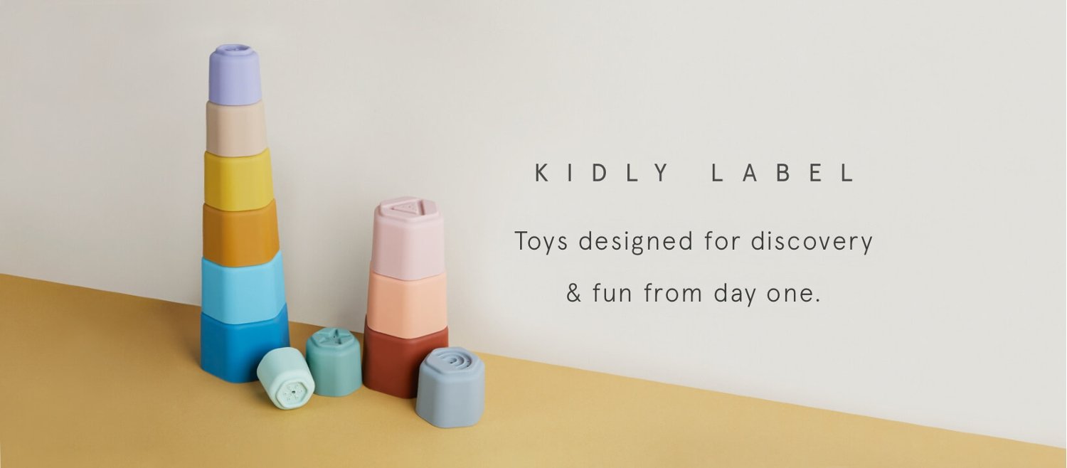 Children’s block stacking toy from Kidly